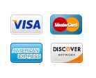 Visa | Master Card | American Express | Discover Network